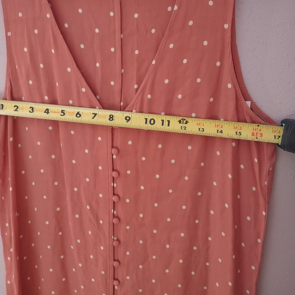 Madewell Heather Button-Front Dress in Polka Dot Size Medium SOLD OUT ONLINE - Picture 6 of 7